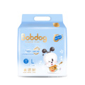 Penas pintadas e coelhos impressos com trueabsorb Technology Organic Baby Frelaper